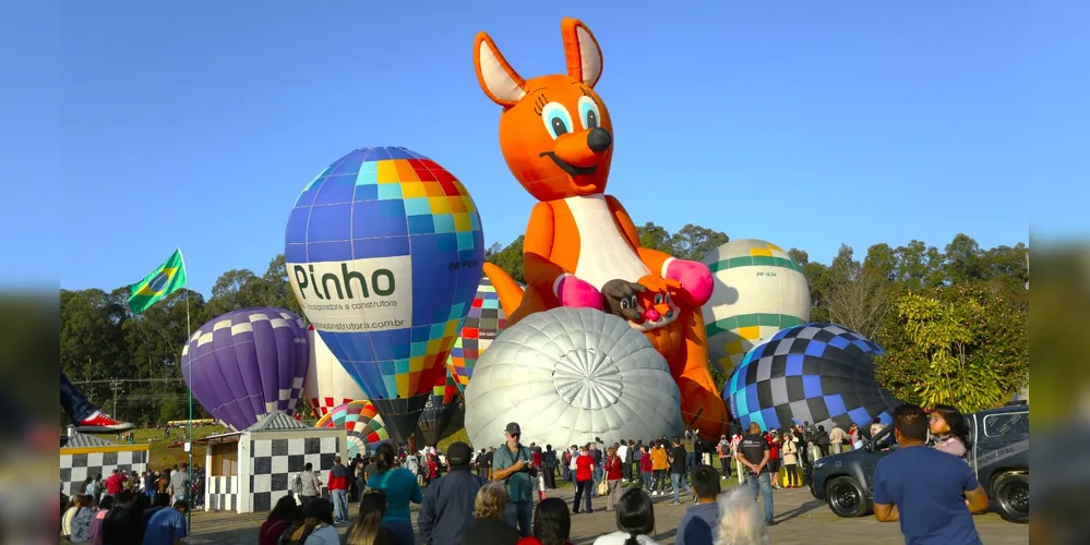 Festival de balonismo colorirá o céu de Ponta Grossa em julho