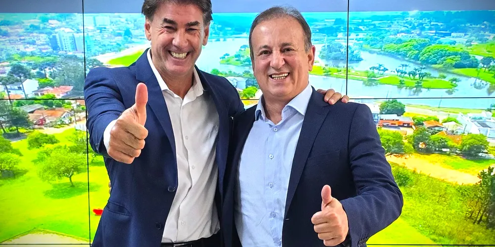 Secretário Paranhos e deputado Moacyr Fadel