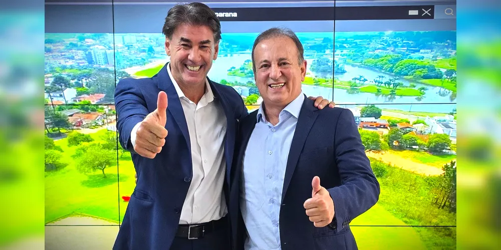 Secretário Paranhos e deputado Moacyr Fadel