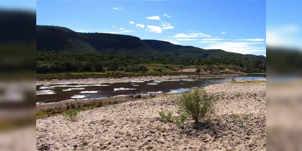 Rio Finke, localizado na Austrália