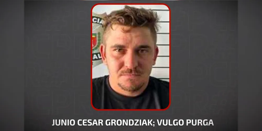 Junior Cesar, conhecido como 'Purga', é procurado pelas autoridades de segurança