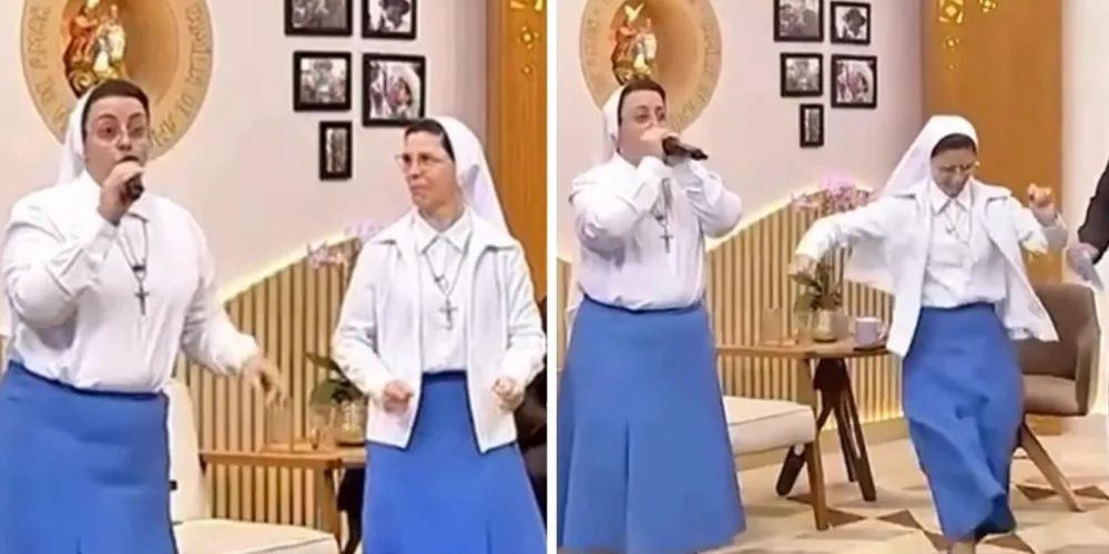 Marizele e Marisa viralizaram nas redes sociais após serem vistas dançando e fazendo beatbox.