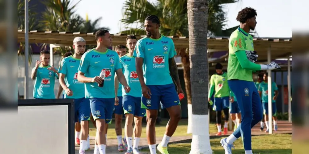Foto do primeiro treino realizado por Carlo Ancelotti