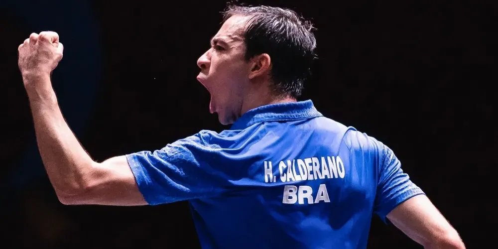 Hugo Calderano vive uma temporada histórica no tênis de mesa