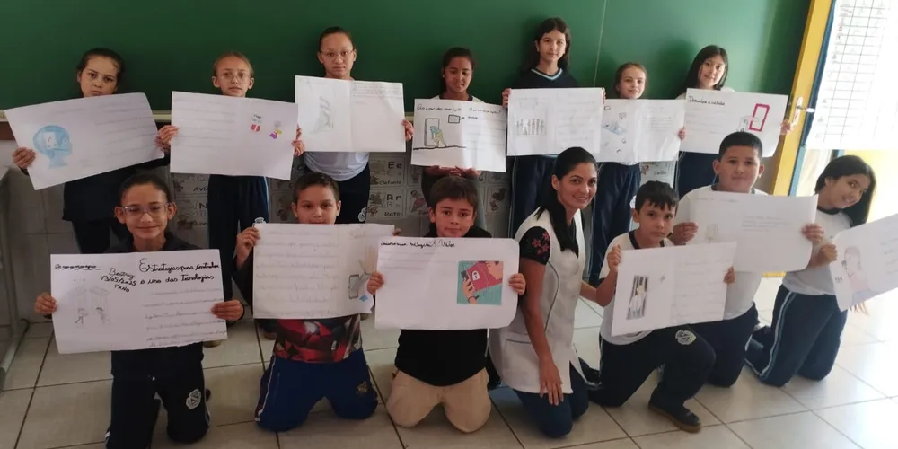 Educandos puderam colocar, no papel, o que aprenderam sobre importante tema