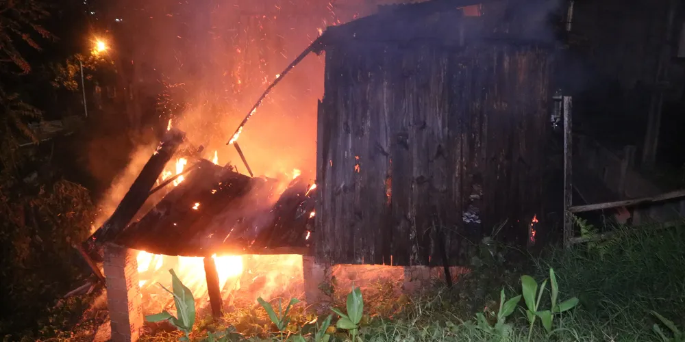 Origem do fogo é desconhecida