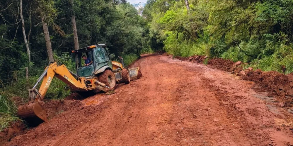 Estradas rurais em Ponta Grossa