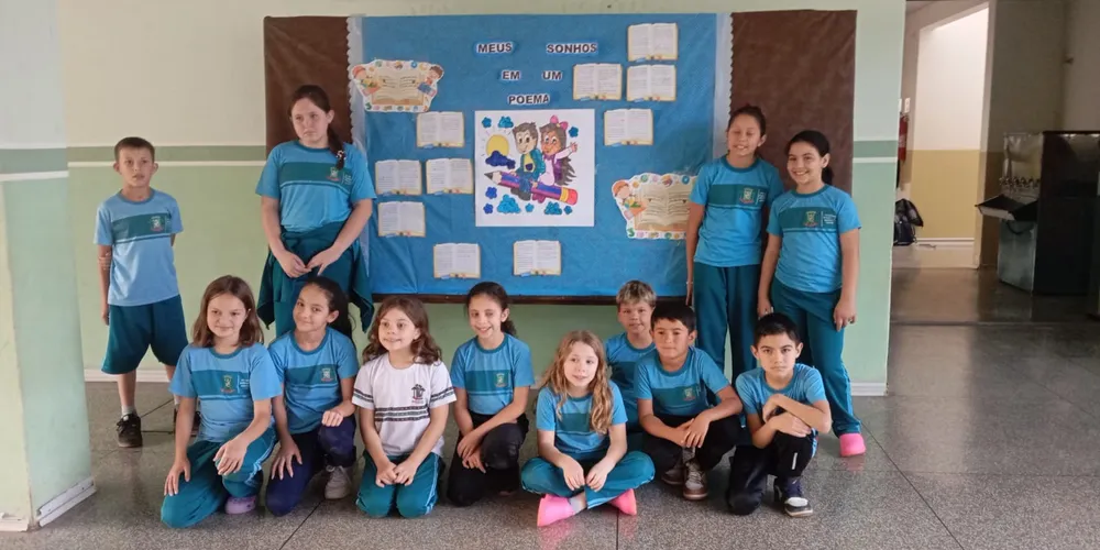 Exposição levou aprendizado da turma aos demais colegas da instituição