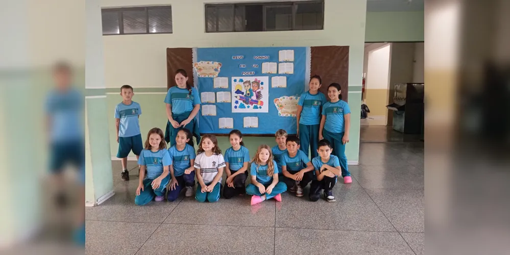 Exposição levou aprendizado da turma aos demais colegas da instituição