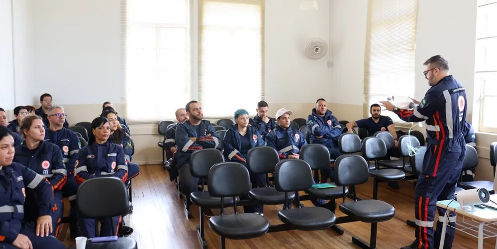 Ação é voltada para socorristas que atuam no atendimento pré-hospitalar