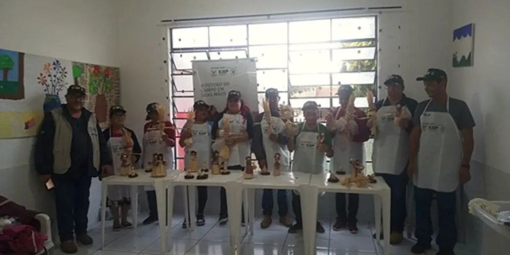 A iniciativa foi viabilizada com o apoio do Sindicato Rural de Piraí do Sul, que faz a ponte entre o Senar e a comunidade local