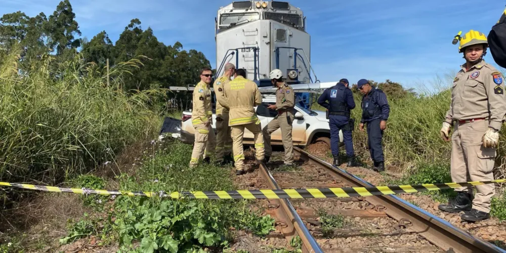 O acidente foi atendido por equipes de Bombeiros e do Samu