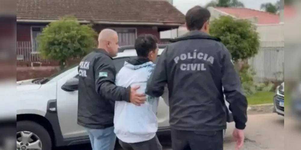 No momento da prisão, o suspeito chorou diante dos policiais civis