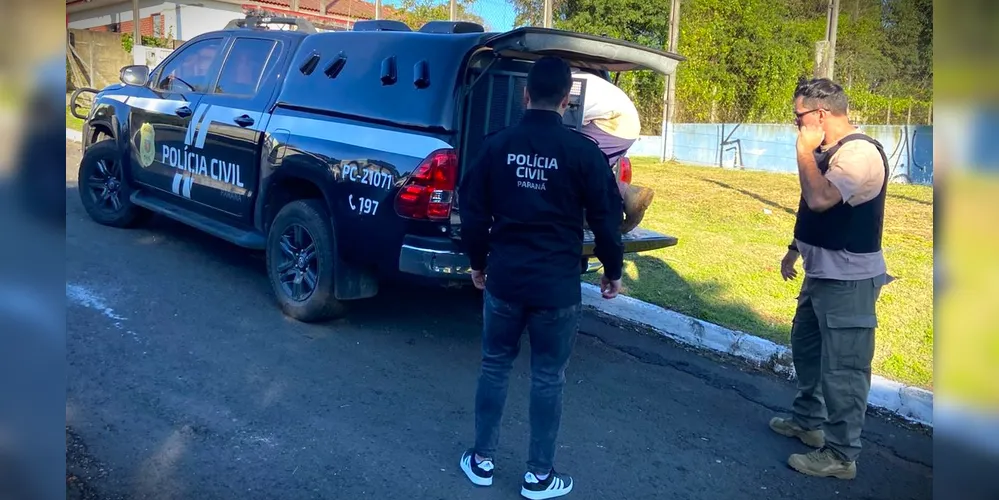 Suspeitos foram presos na tarde desta terça-feira (10), na cidade dos Campos Gerais