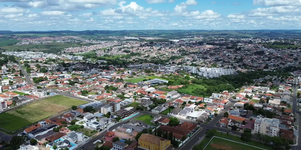 Região do bairro Jardim Carvalho, em Ponta Grossa