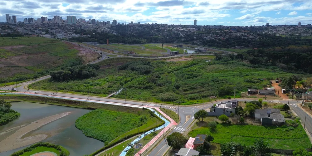 Imagens aéreas mostram local onde está prevista a contrução do Lago de Olarias II