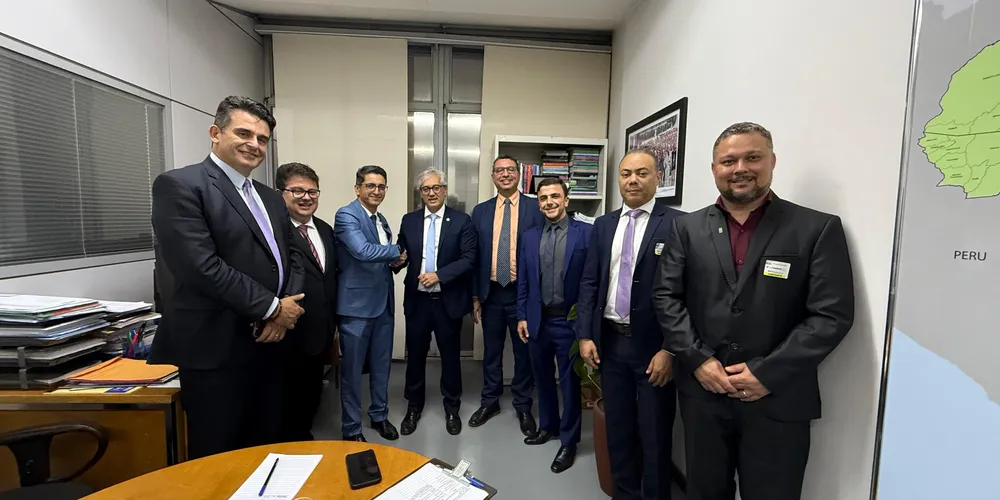 Régis Moreno e Rodrigo Morais estiveram reunidos com lideranças federais.