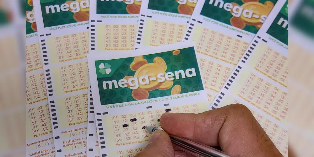 A Mega-Sena está em R$ 100 milhões