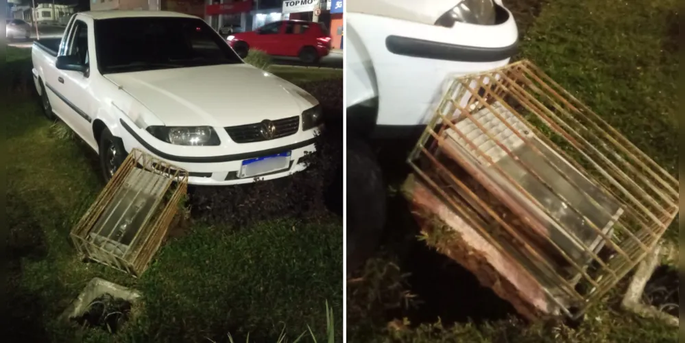 Condutor não se feriu