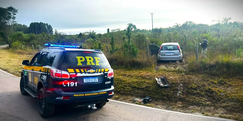 Equipe da Polícia Rodoviária Federal atendeu a ocorrência na manhã desta quarta-feira (4)