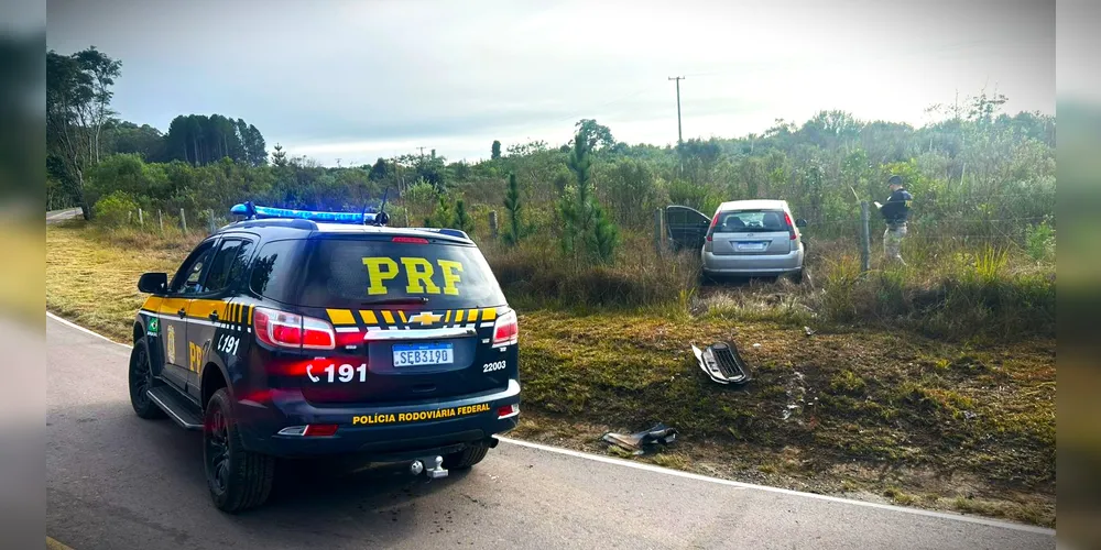 Equipe da Polícia Rodoviária Federal atendeu a ocorrência na manhã desta quarta-feira (4)