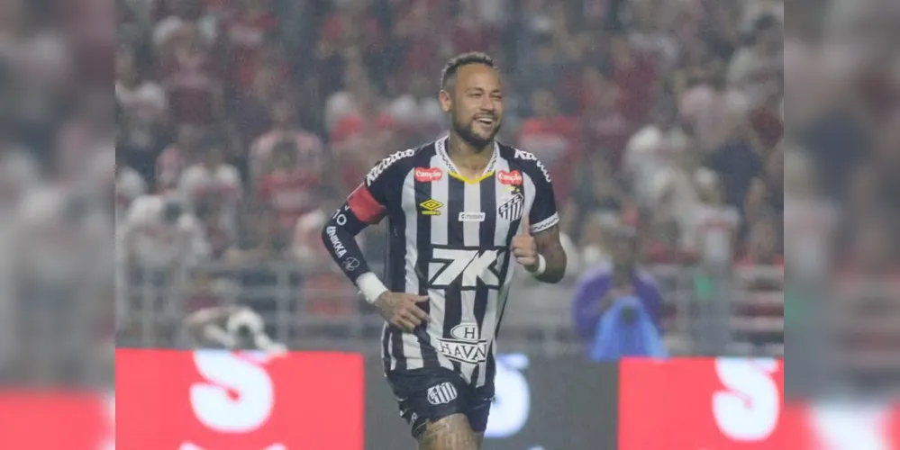 Imagem ilustrativa da imagem Pênalti e desabafo: saiba como foi a volta de Neymar ao Santos