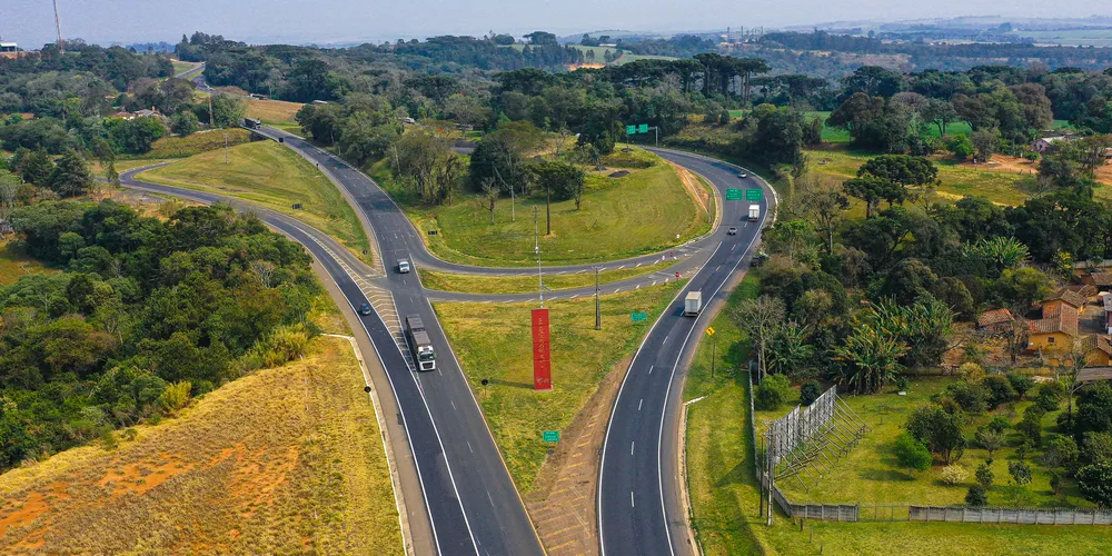 Região do Trevo Caetano, em Ponta Grossa