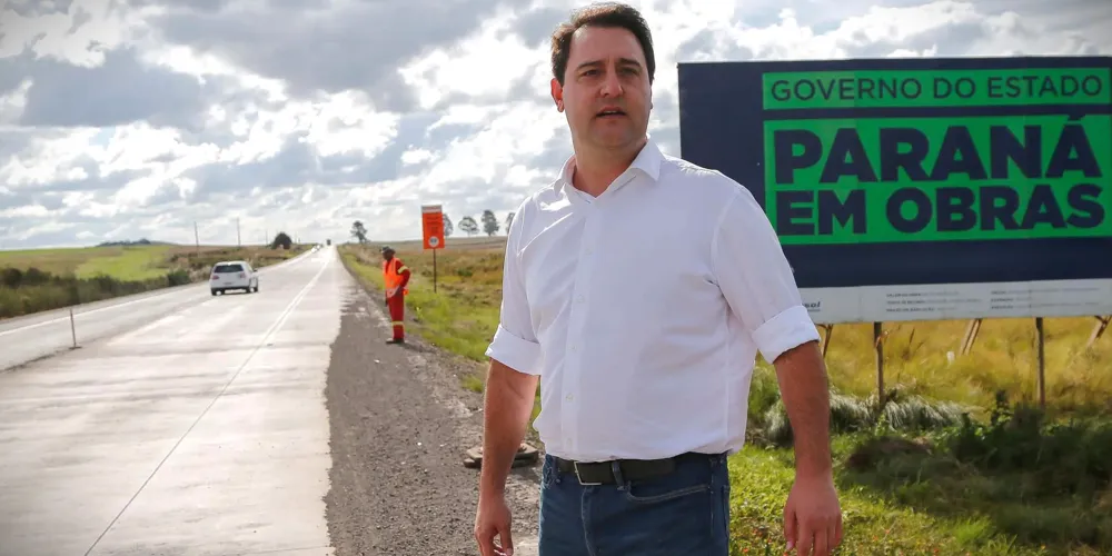 Atual governador do Paraná, Carlos Massa Ratinho Junior