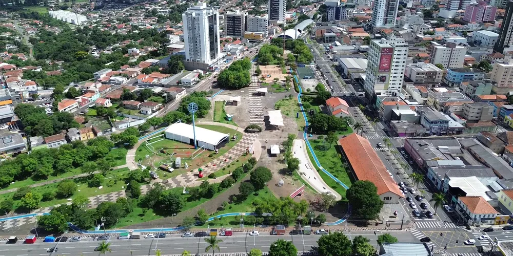 Parque Ambiental, na região central de Ponta Grossa