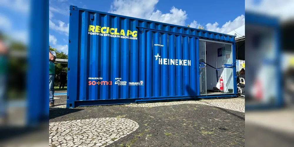 O Recicla PG é uma iniciativa da Prefeitura Municipal de Ponta Grossa, em parceria com a SO+MA Vantagens, a Heineken e o Governo do Paraná
