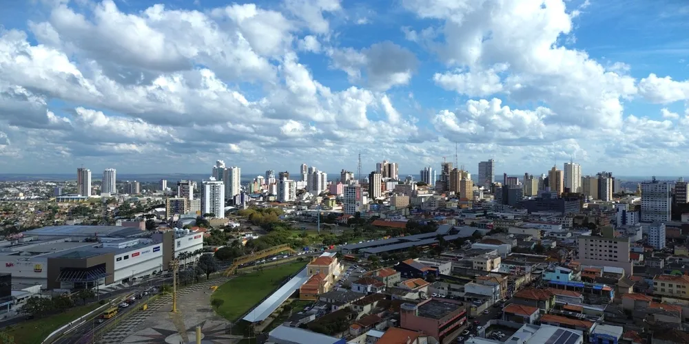 Região central de Ponta Grossa