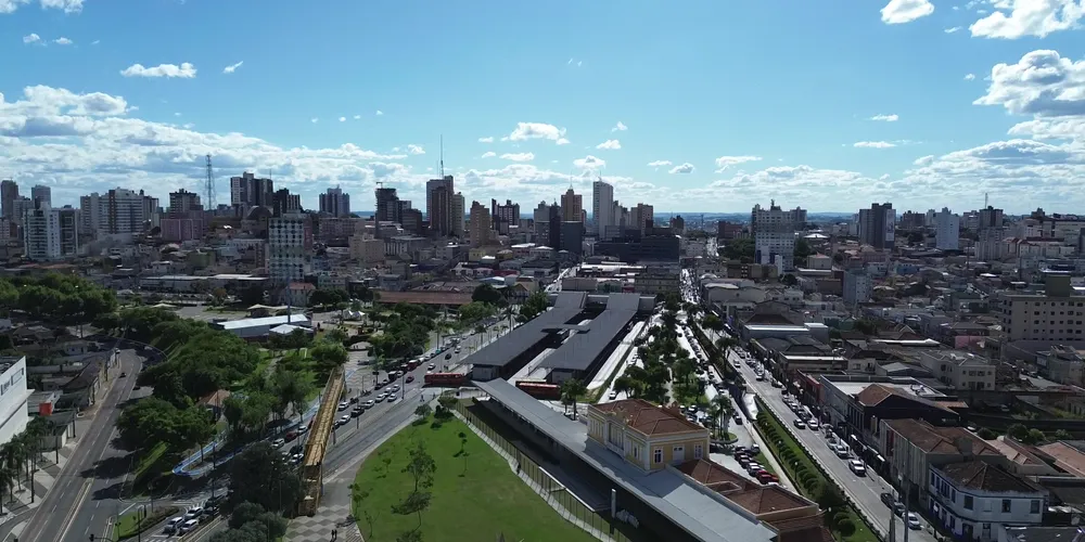 Região central de Ponta Grossa