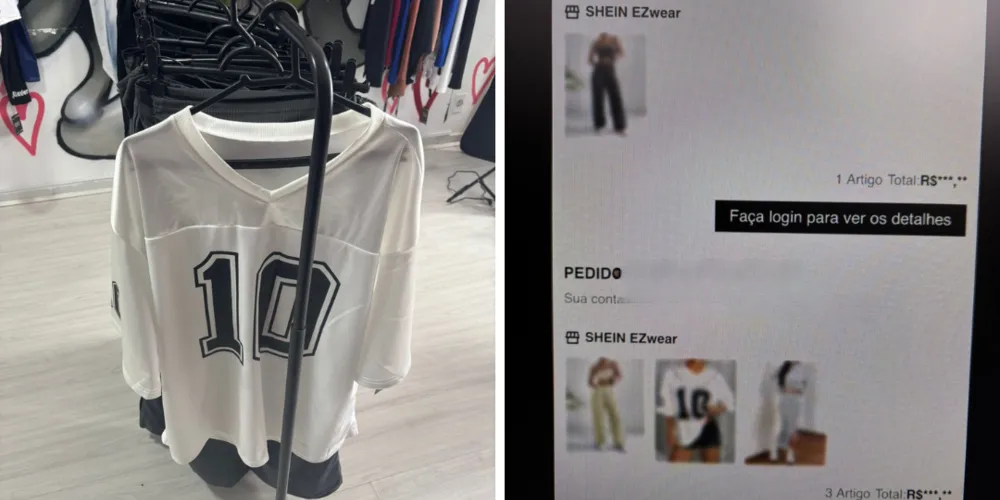 Descobriu-se que uma jovem de 24 anos estava recebendo as mercadorias e posteriormente as revendia em seu estabelecimento comercial.