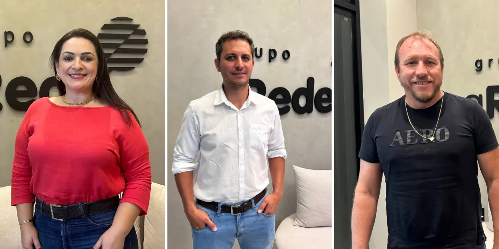 Elisangela Pedroso, Douglas Modesto e Laercio Cipriano estiveram em Curitiba para debater projetos