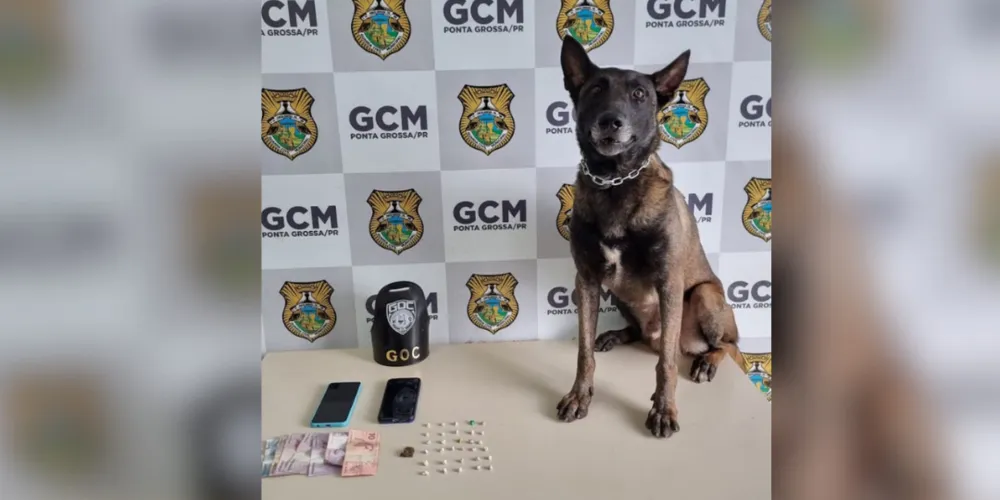 As drogas estavam escondidas embaixo de um veículo e no interior da boca de um dos adolescentes