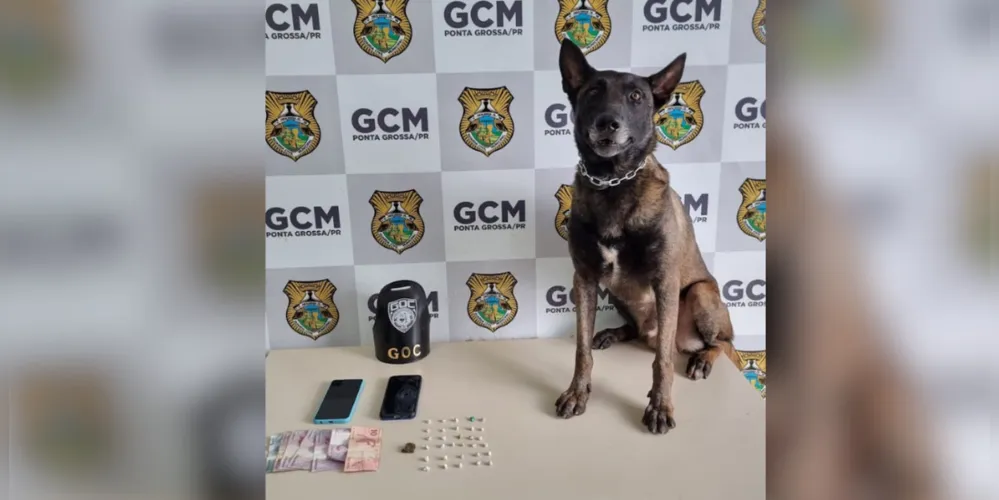 As drogas estavam escondidas embaixo de um veículo e no interior da boca de um dos adolescentes
