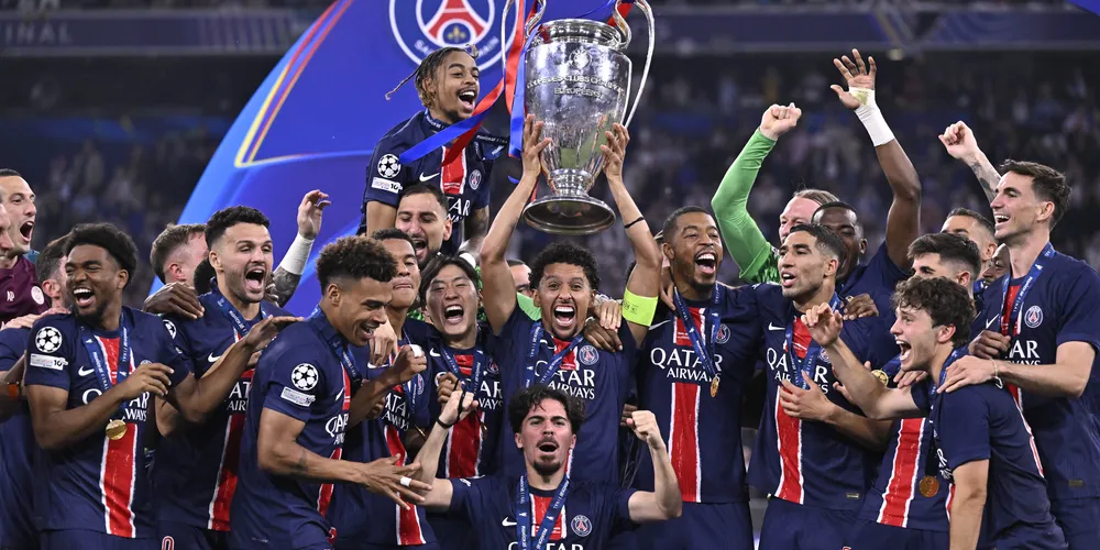 PSG é o atual campeão da Champions League