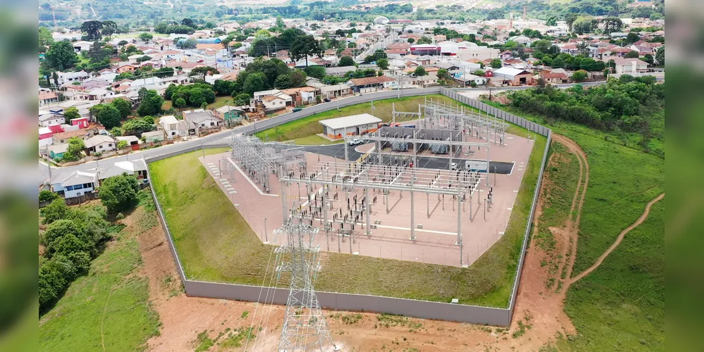 A nova subestação de Piraí do Sul já está em operação