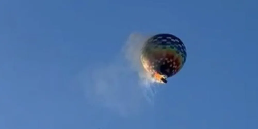 Equipes realizam buscas em área de mata próxima ao local da queda