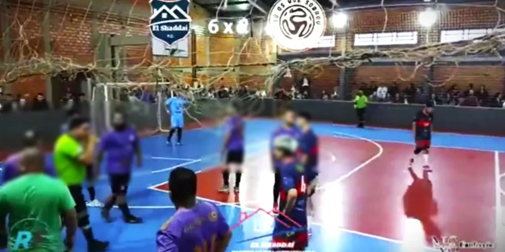 Caso aconteceu durante uma partida de futsal, no ginásio do bairro Santa Mônica