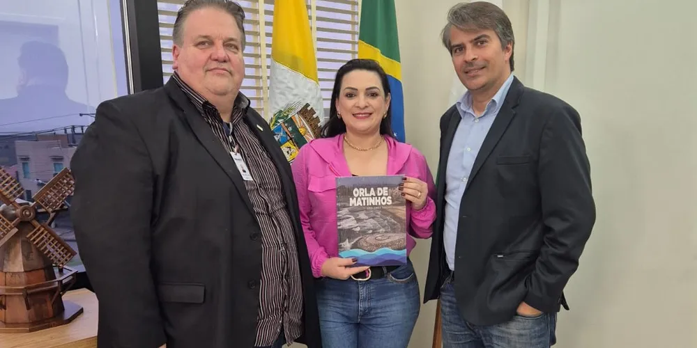 Representantes se reuniram com a prefeita de Carambeí, Elisangela Pedroso