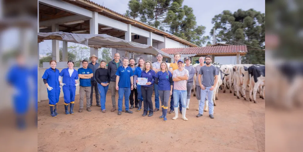 Fazenda Escola da UEPG conquista selo ouro em boas práticas na produção do leite