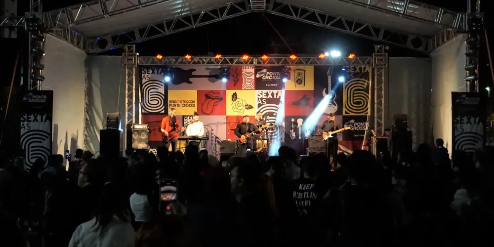 Sexta às Seis atrai sempre grande público para prestigiar as bandas locais