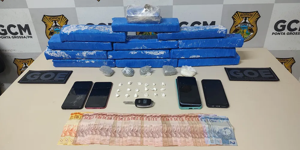 Itens foram apreendidos pelos guardas municipais