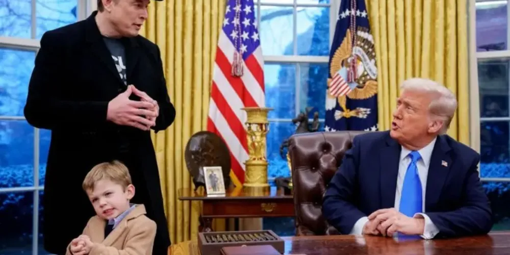 Elon e Trump trocaram acusações ao longo da semana.