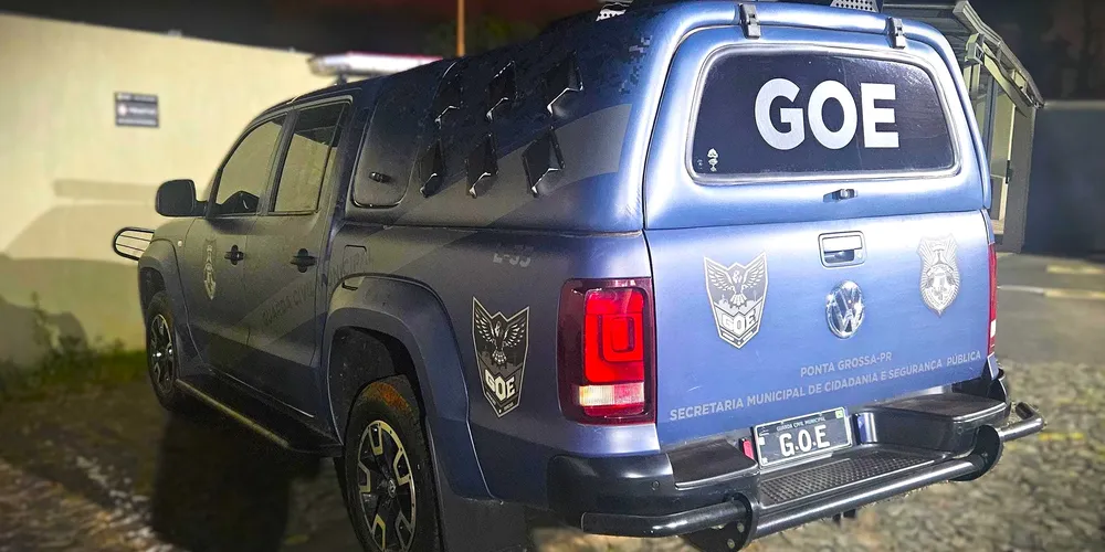 Prisão foi realizada pela equipe 'GOE', da GCM
