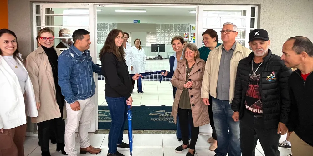 Lideranças participaram da cerimônia de reinauguração