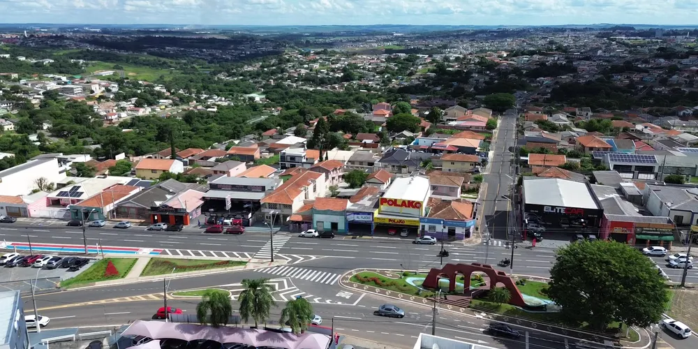Região do bairro Uvaranas, em Ponta Grossa