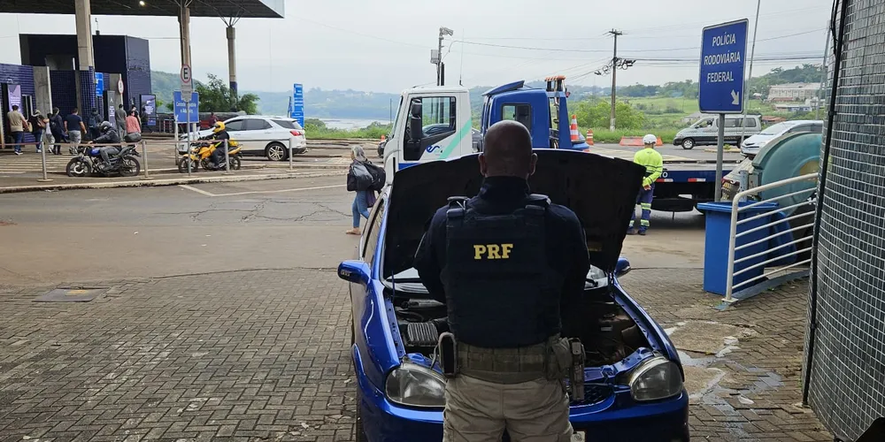 O carro possuia um registro de roubo de 1999