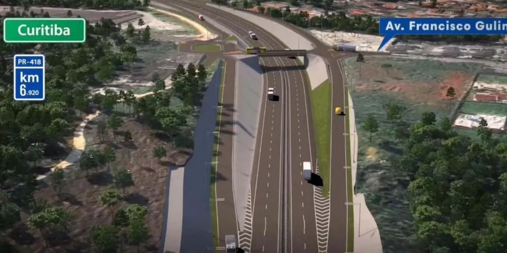 As obras passarão pelas cidades de Curitiba, Almirante Tamandaré e Colombo